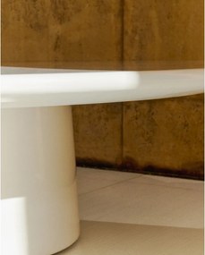 Beton kerek kerti dohányzóasztal ø 110 cm Albanella – Kave Home