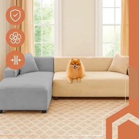 Ruhhy 26031 beige sofa cover 145-185cm