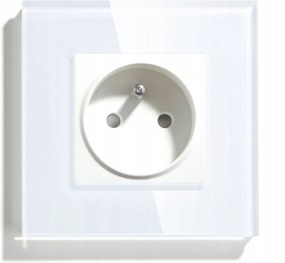 Elektromos Aljzat Üveg Egyetlen Érintkező Aljzat Földelt Üveg