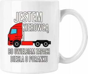 Bögre Sofőr kamion humor szállítás Fehér 330ml