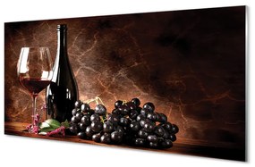 Akrilkép pohár bor 120x60 cm