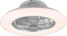 TRIO R62522987 STRALSUND Ventilátoros lámpa Ezüst LED IP20