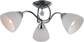 ITALUX PND-5643-3 LUGANO Mennyezeti Csillár Fehér, Króm E27 IP20