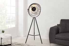 STUDIO - design állólámpa - fekete / ezüst