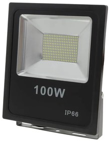 Optonica SMD LED Reflektor Fekete 100W 8000lm 4500K nappali fehér 5429