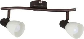 Rabalux beltéri karos spotlámpa e14 2x40w antik barna soma