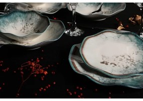 24 darabos kék porcelán étkészlet