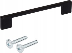 Bútorfogantyú 22576 L-192mm Fekete Matt Konyhabútor Tartó