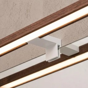 Brilagi - LED fürdőszobai tükörvilágítás 3 az 1-ben WOODY MIRROR LED/8W/230V IP44 fehér/tölgy cseresznye