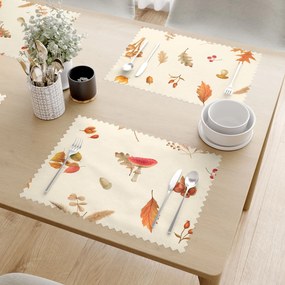 Goldea teflonbevonatú reggeliző alátét - őszi természet - 2db 30 x 40 cm