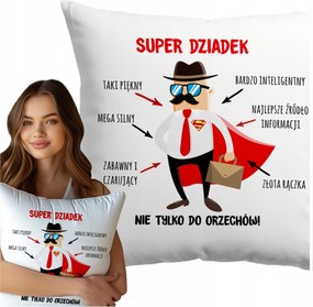 Párna Nagypapának Szuper Nagypapa Nem Csak Dióhoz Puha Párna