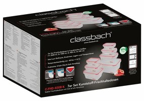 Classbach FHD 4008 7 db-os műanyag  tárolódoboz készlet