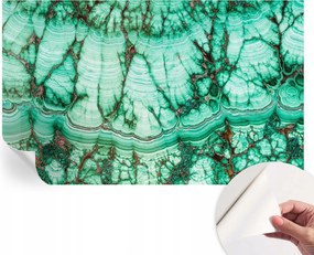 Öntapadós fotótapéta Nappaliba és Hálószobába Zöld minták 416x254