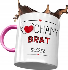 Rózsaszín Bögre Testvérnek Születésnapi Ajándék Nyomtatott Fotóval