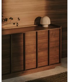 Barna komód diófa dekorral 200x80x45 cm Onix – Kave Home