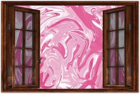 Poszterek 120x80 Tükröződés a vízben Rózsa