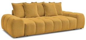 Mustársárga zsenília kanapé 278 cm Everest – Bobochic Paris