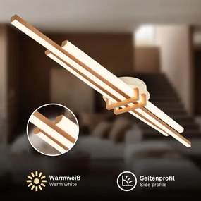 Brilo - LED mennyezeti lámpa TINKA LED/30W/230V 3000K rézszínű