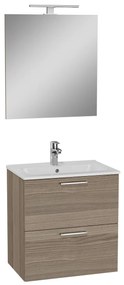 Fürdőszobaszekrény mosdókagylóval és tükörrel Vitra Mia 59x61x39,5 cm cordoba MIASET60C