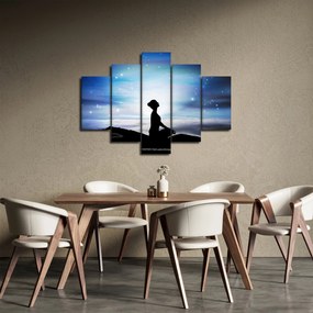 Meditáló nő képe (150x105 cm)