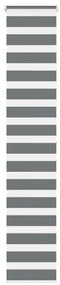 zebrafüggönnyel sötét szürke szövetszélesség 40,9 cm poliészter
