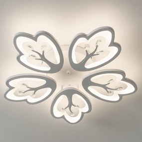 Brilagi - LED Dimmelhető felületre szerelhető csillár TWIST LED/80W/230V 3000-6500K fehér + távirányító