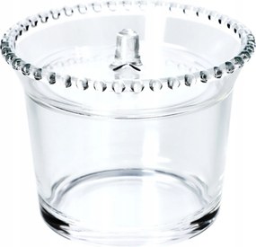 Cukortartó Cukrászda Fedéllel Üveg Cukortartó Elegáns