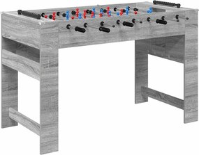 vidaXL Foci Asztal Szürke Sonoma 125 x 60,5 x 80 cm Faanyag