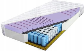 Pocket rugós matrac 90x170 cm Hr habszivaccsal, zónás kialakítás, 25 cm vastag, egészségvédő, rezgéscsökkentő H3