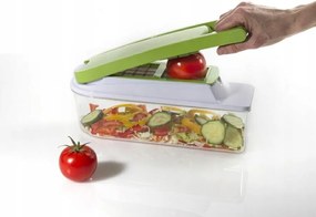 Szeletelőgép Slicer zöld műanyag és fém