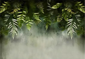 Flizelin fotótapéta Trópusi levelek zöld paradicsom 350x250 +ragasztó