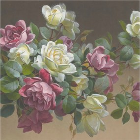 Divatos Flizelin Tapéta Fali Furnér Virágos elegancia 250x250 Ragasztó