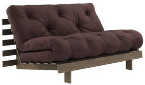 Sötétbarna kinyitható kanapé 140 cm Roots – Karup Design