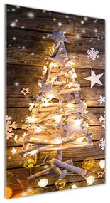 Egyedi üvegkép Karácsonyfa világít osv-124660407
