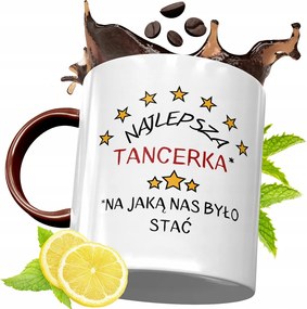 Bordó Bögre Táncosnőnek Születésnapi Ajándék fényképes nyomtatással