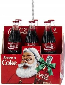 Függő dísz Coca-Cola 6-os csomag, Kurt Adler