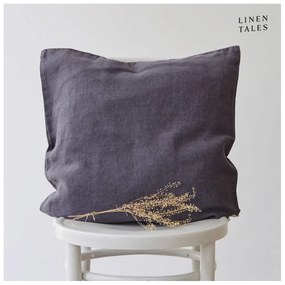 Len párnahuzat 50x50 cm Dark Grey – Linen Tales