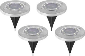 4 darabos készlet CLAVO napelemes LED lámpák 1xAAA 4000K IP44 300 mAh