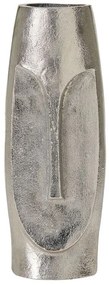 Ezüst Színű Alumínium Virágváza 32 cm CARAL Beliani