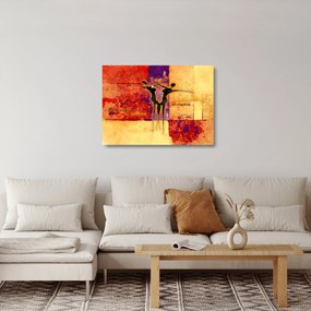 Kép - Afrikai istennő (üvegen) (70x50 cm)