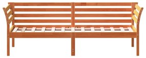 kanapéágy ágy matrac viaszbarna 100x200 cm tömör fa fenyőfa