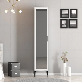 Kumsal gardróbszekrény, fehér, 40 cm – TR845HCT5408