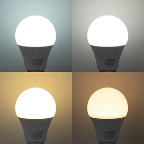 5 db E27 Dimmelhető LED Izzók A60 Opál 9W 806lm 2700-6500K