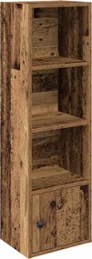 vidaXL antik fa színű szerelt fa könyvespolc 31x24x102 cm