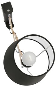 Fali lámpa MITO 1xE27/40W/230V fekete