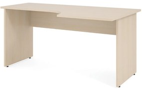 Impress ergonomikus asztal 160 x 90 cm, jobb, juhar