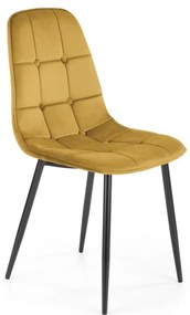Halmar Étkezőszék KINDREL, 1 db, sárga V-CH-K/417-KR-MUSZTARDOWY
