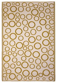 Buborék mintás kétoldalú kültéri szőnyeg, 182 x 121 cm