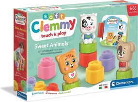 Állatos Clemmy puha játék szett Clementoni