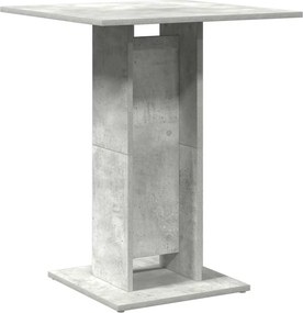 vidaXL betonszürke szerelt fa bisztróasztal 60 x 60 x 75 cm